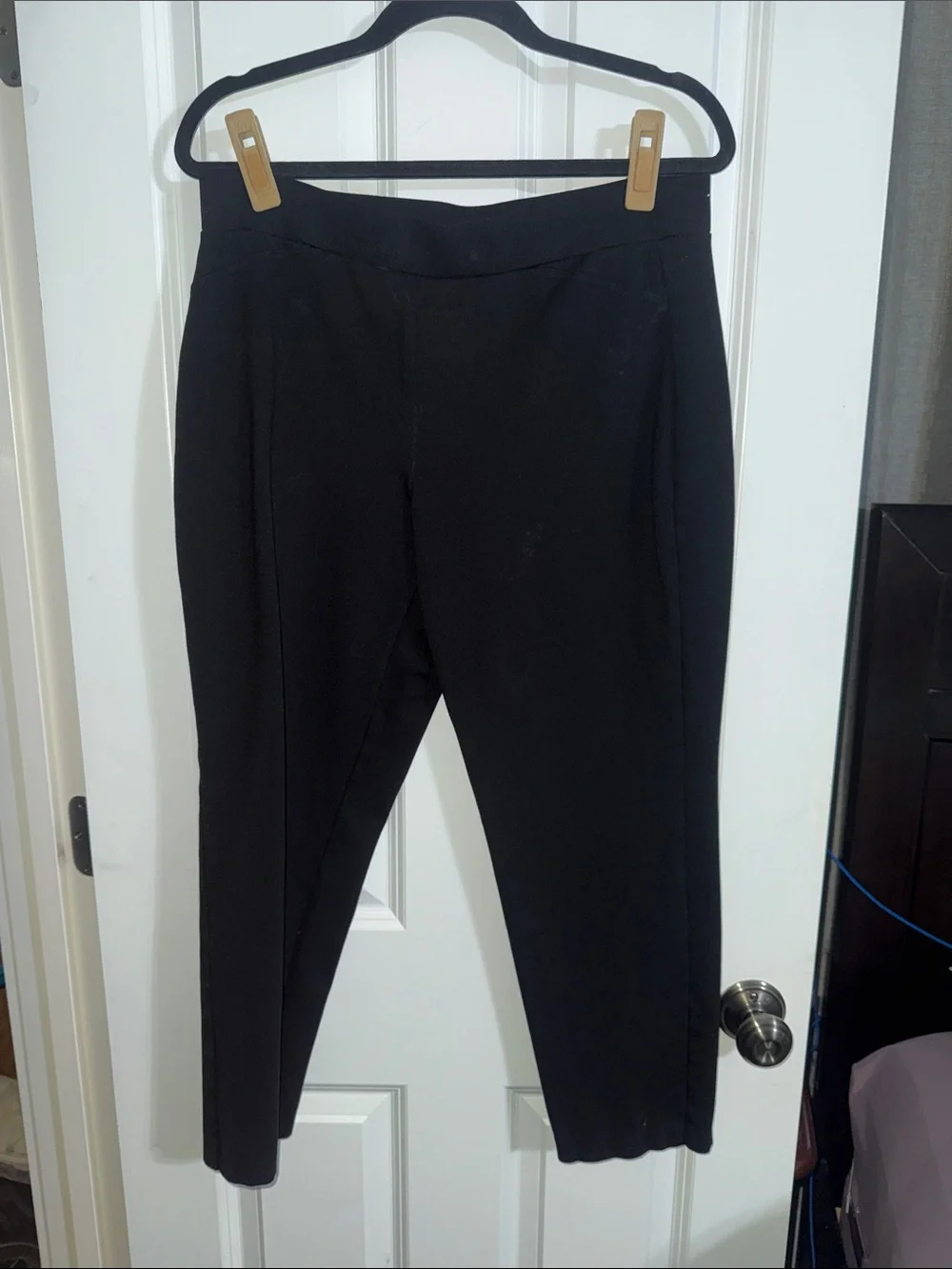 Michael Kors Black Ponte Ankle Trousers